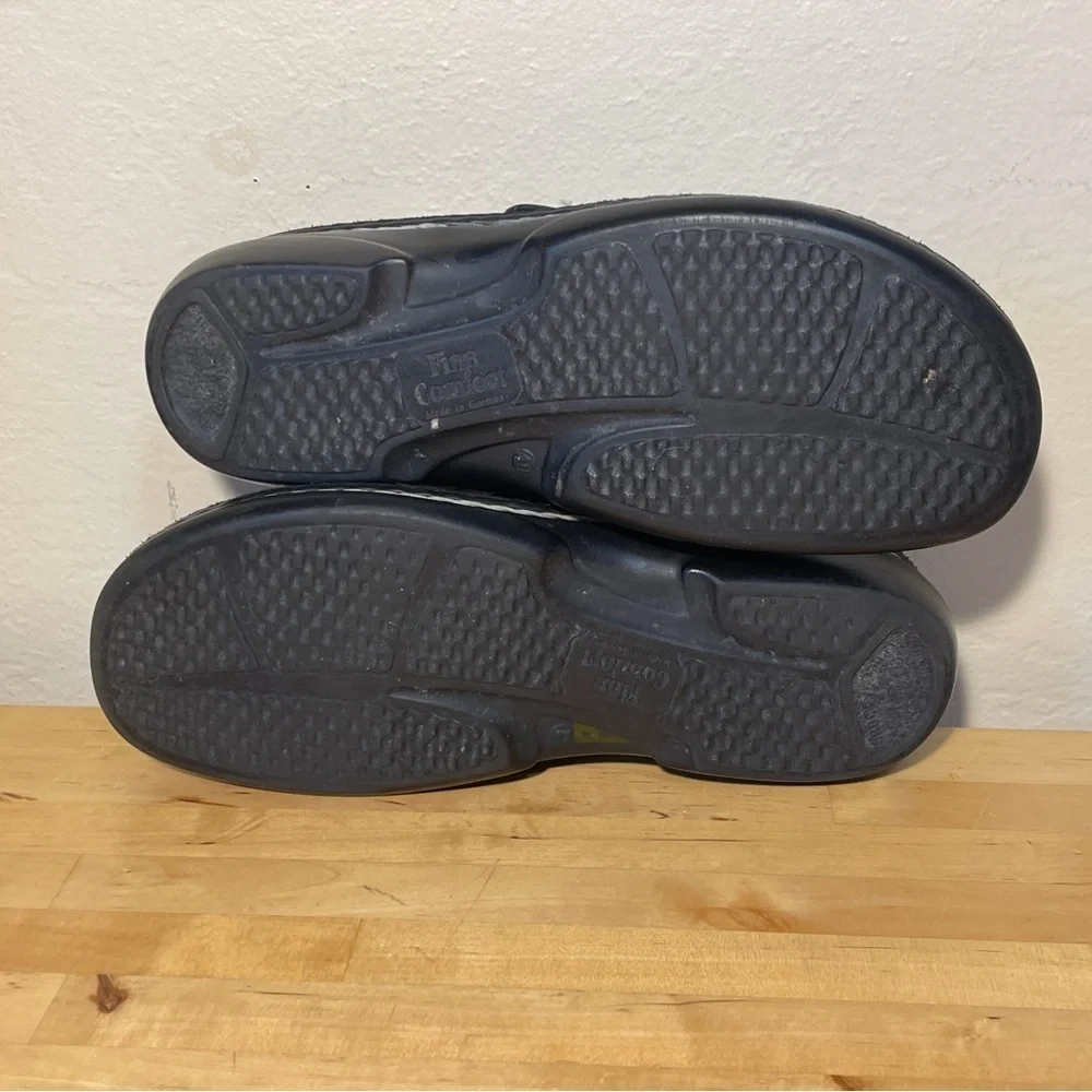 Finn Comfort Stanford Nero Vegas Leather Shoes